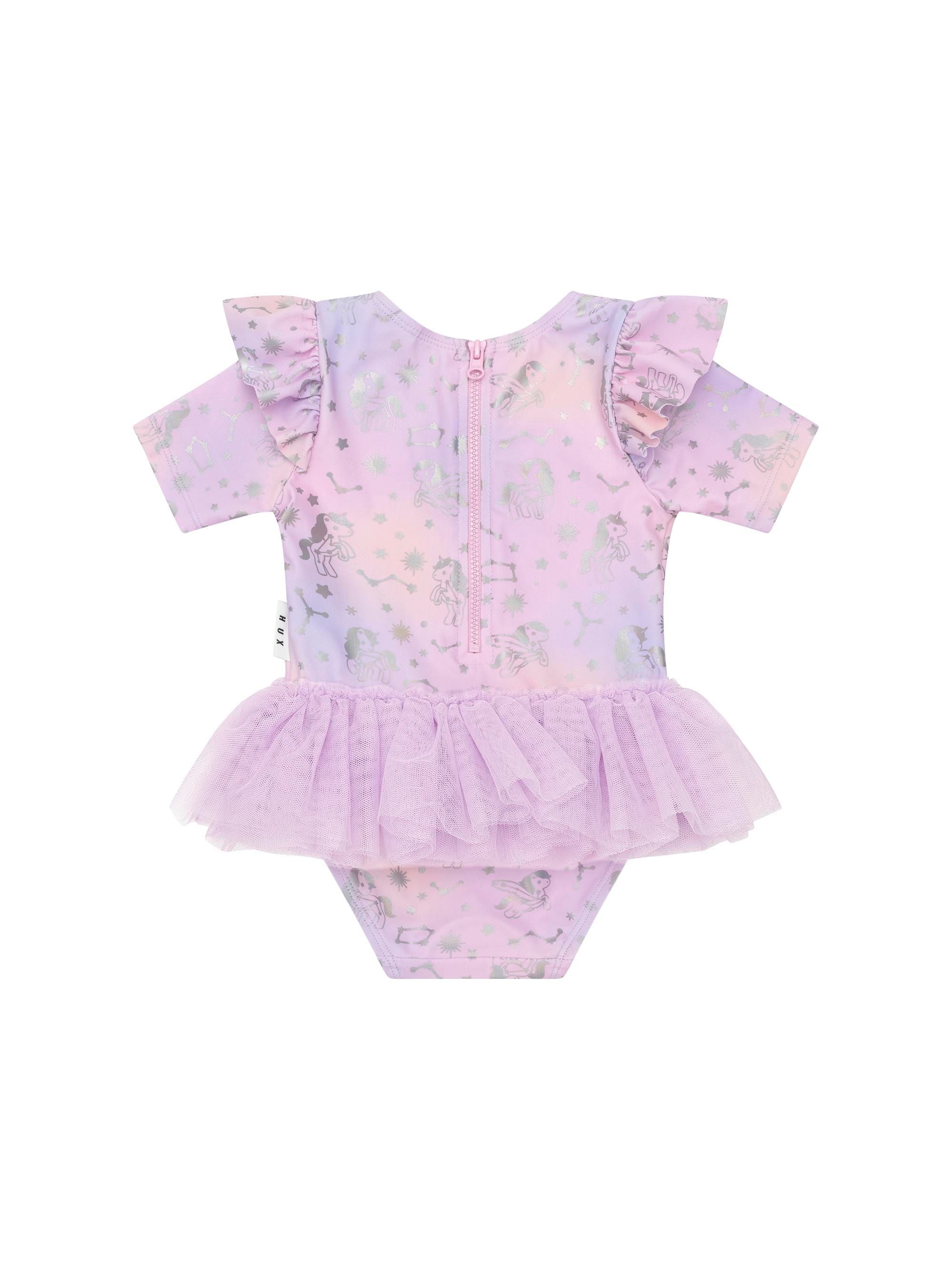 Huxbaby Cosmic Unicorn Ballet Swimsuit - Multi