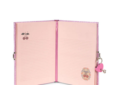 Konges Sløjd My Little Diary - Cherry Glitter