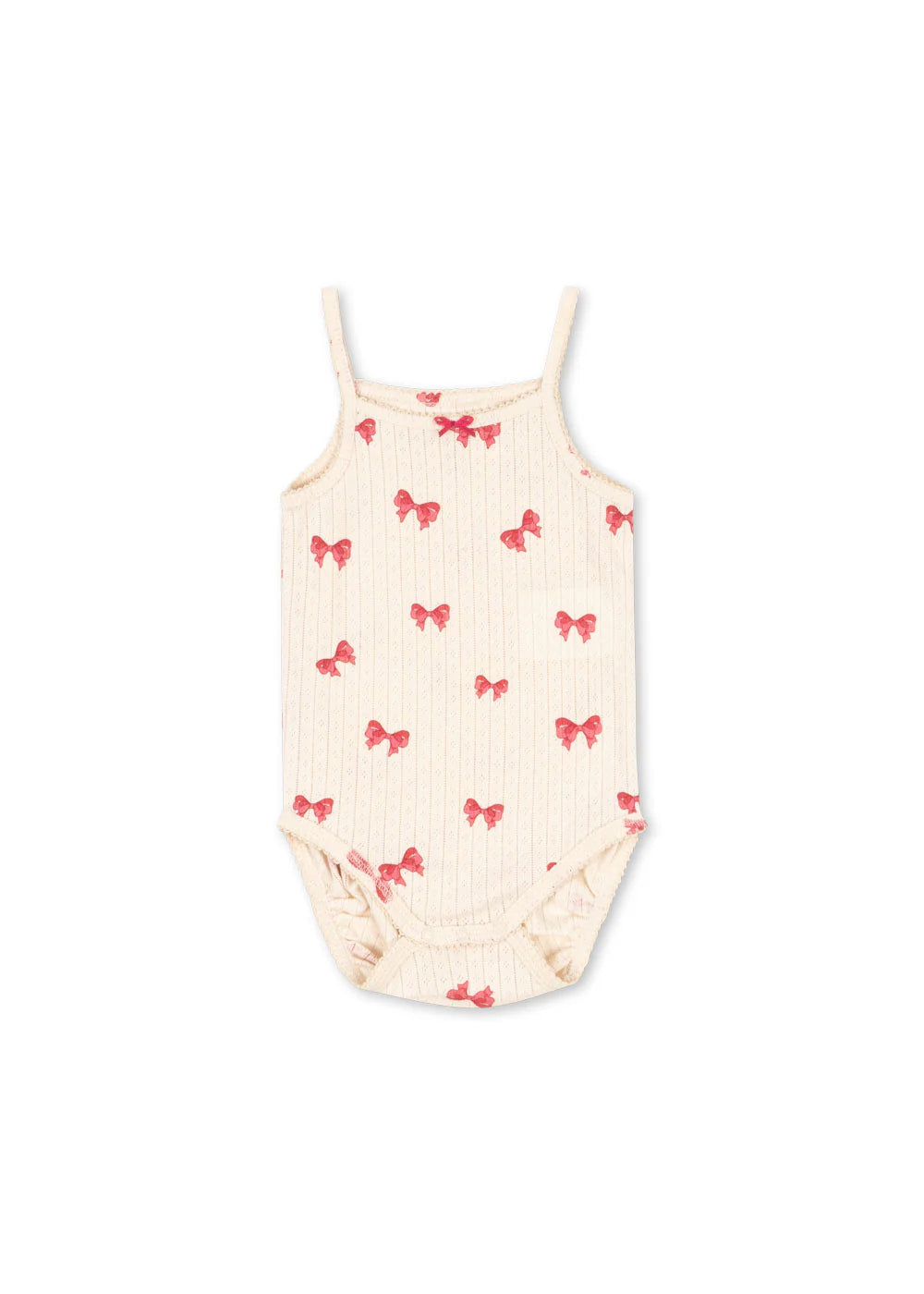 Konges Sløjd Minnie Strap Body GOTS - Rosia Bow