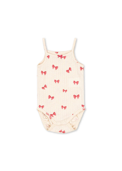 Konges Sløjd Minnie Strap Body GOTS - Rosia Bow
