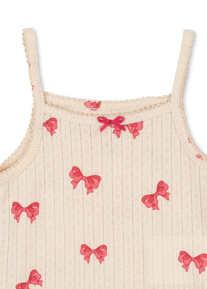 Konges Sløjd Minnie Strap Body GOTS - Rosia Bow