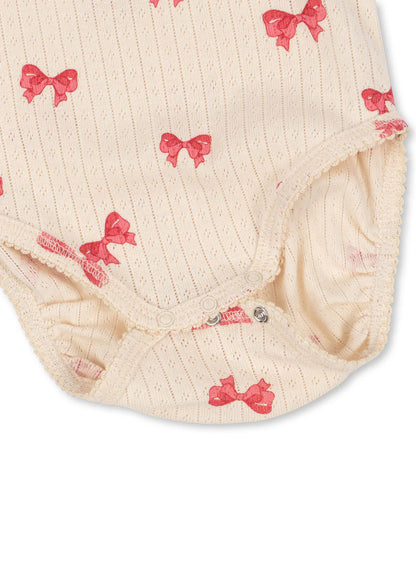 Konges Sløjd Minnie Strap Body GOTS - Rosia Bow