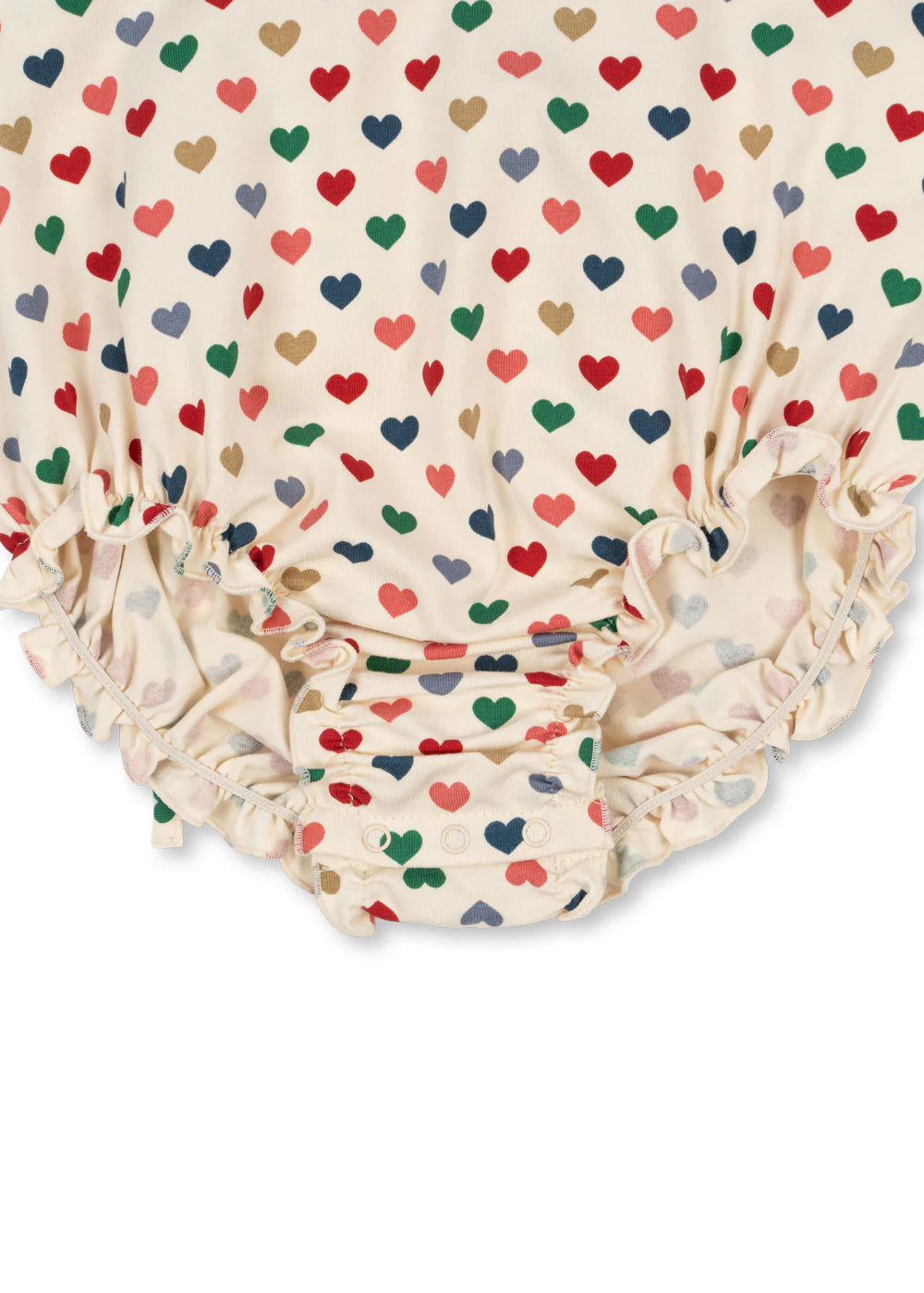 Konges Sløjd Basic Strap Body GOTS - Coeur Coloré