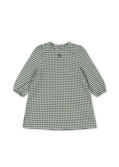 Konges Sløjd Foret Dress GOTS - Green Check