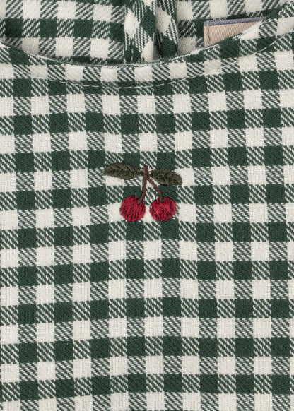 Konges Sløjd Foret Dress GOTS - Green Check