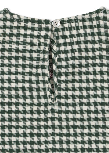 Konges Sløjd Foret Dress GOTS - Green Check