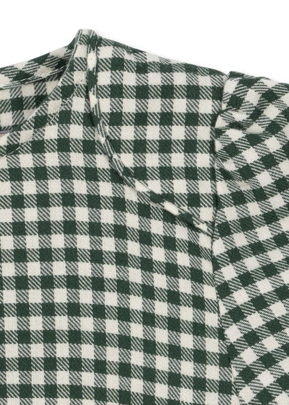 Konges Sløjd Foret Dress GOTS - Green Check