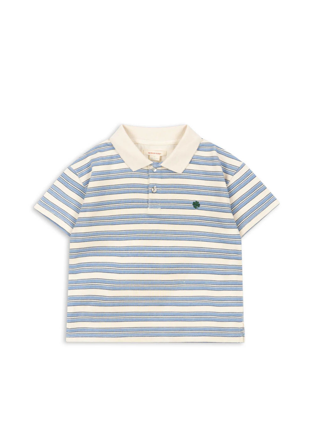 Konges Sløjd Spotty Short Sleve Polo Gots - Stripe Ciel
