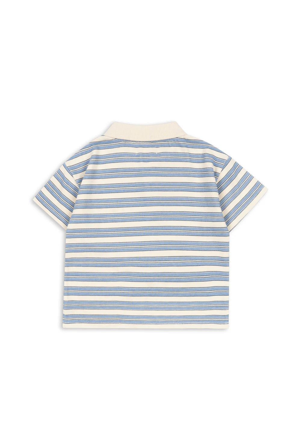 Konges Sløjd Spotty Short Sleve Polo Gots - Stripe Ciel
