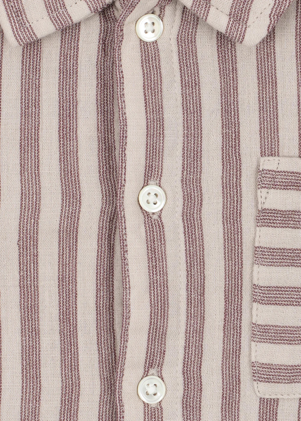 Konges Sløjd Ely Shirt GOTS - Red Stripe
