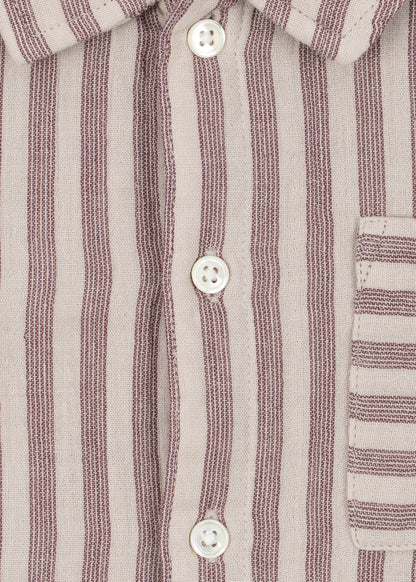 Konges Sløjd Ely Shirt GOTS - Red Stripe