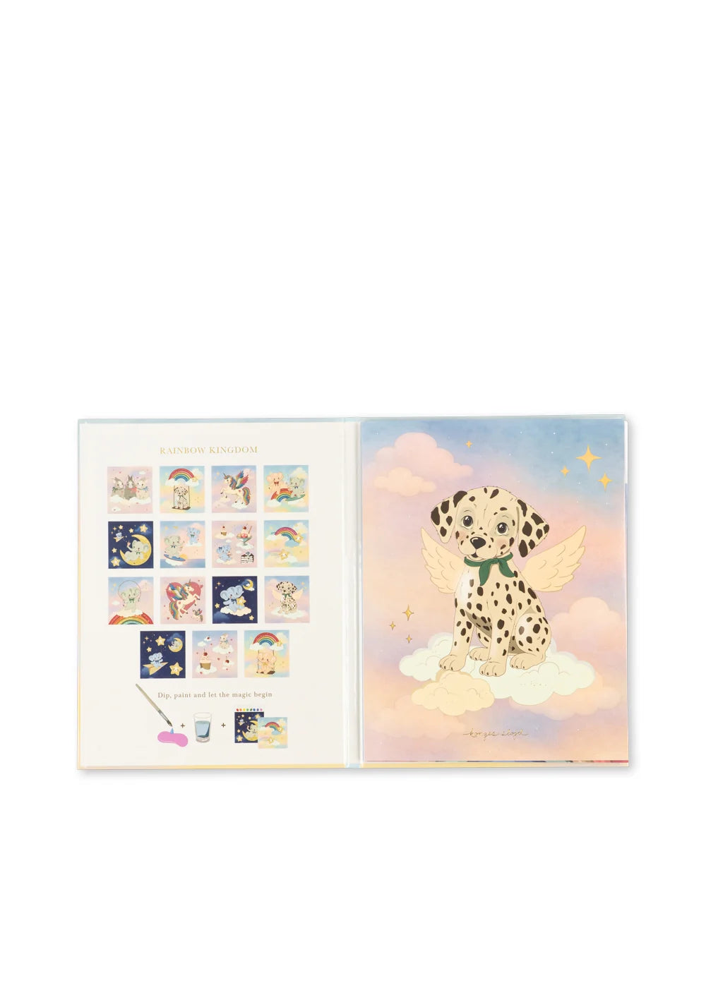 Konges Sløjd Rainbow Watercolor Book - Multi