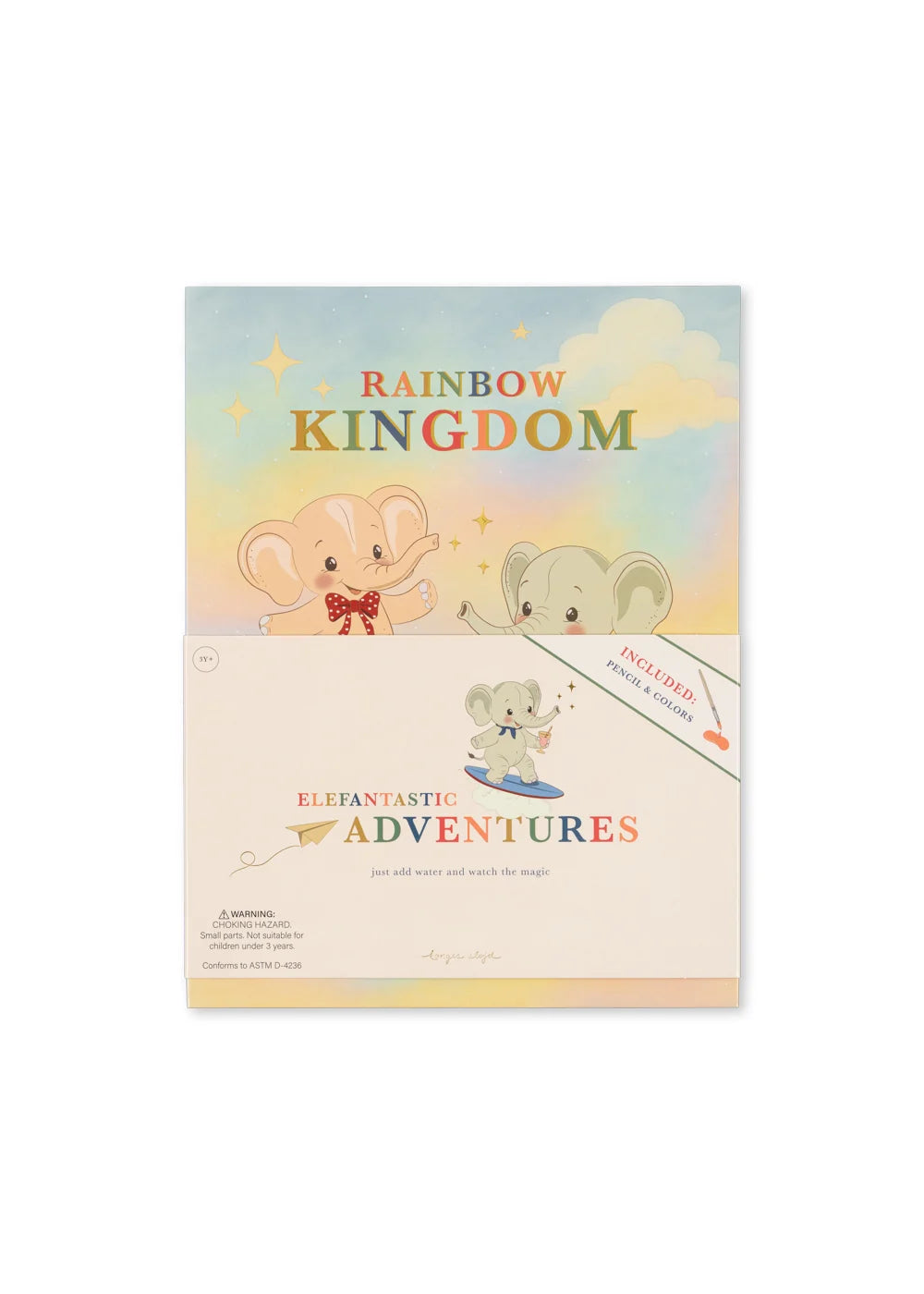 Konges Sløjd Rainbow Watercolor Book - Multi
