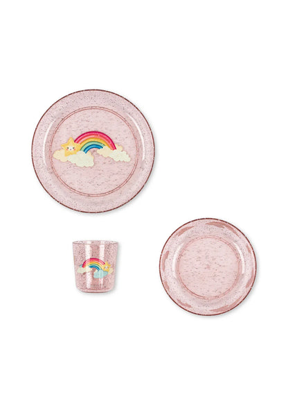 Konges Sløjd Sparkly Dinner Set - Rainbow