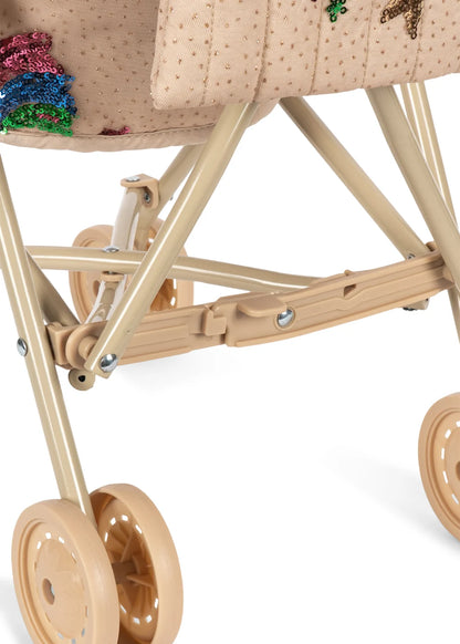 Konges Sløjd Tulle Doll Stroller - Rainbow Star