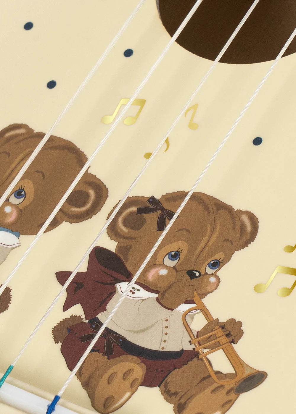 Konges Sløjd Ukulele Glossy - Teddy Bear
