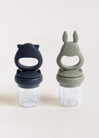 Konges Sløjd Silicone Fruit Feeding Pacifier - Onyx