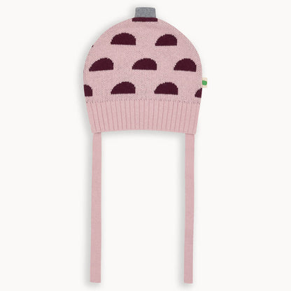 Bonnie Mob Pippin Acorn Knit Hat Kids - Dusty Pink