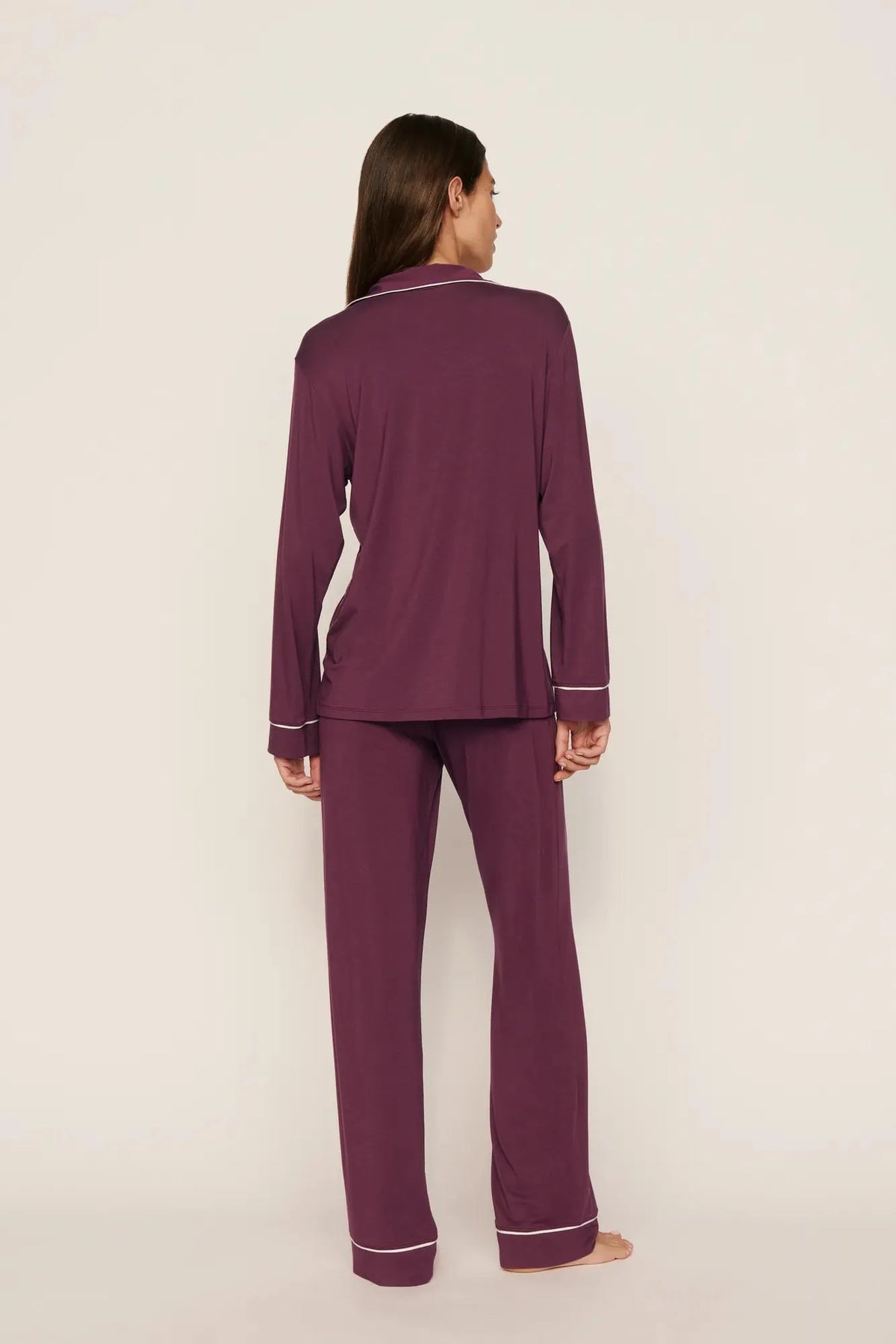 Eberjey Gisele Long PJ Set - Wildberry