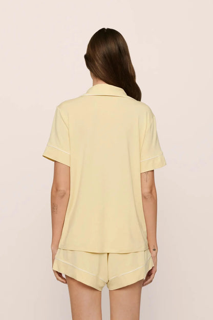 Eberjey Gisele Relaxed Short PJ Set - SR/Ivory