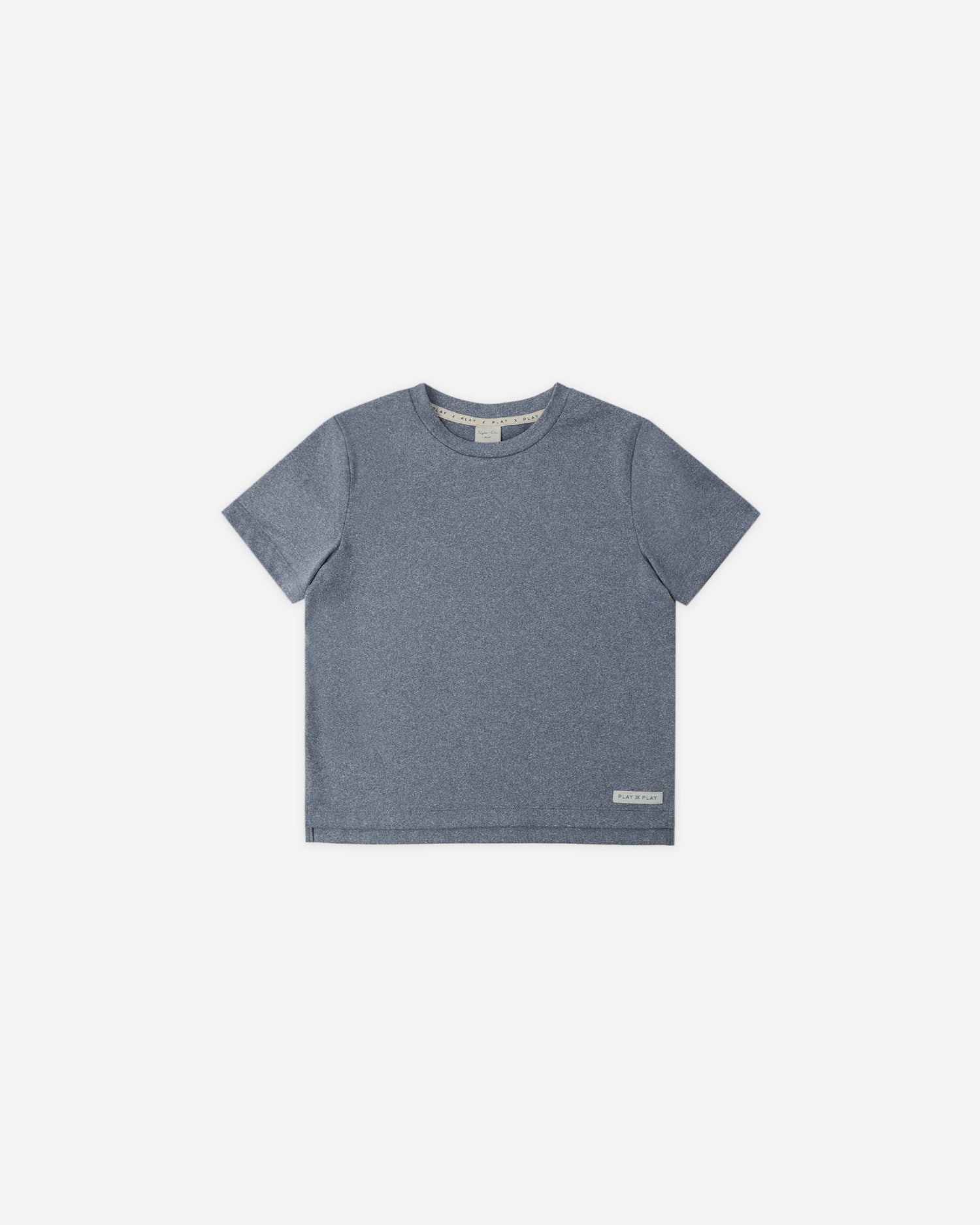 Rylee + Cru Play X Play Cove Essential Tee - Heathered Marine