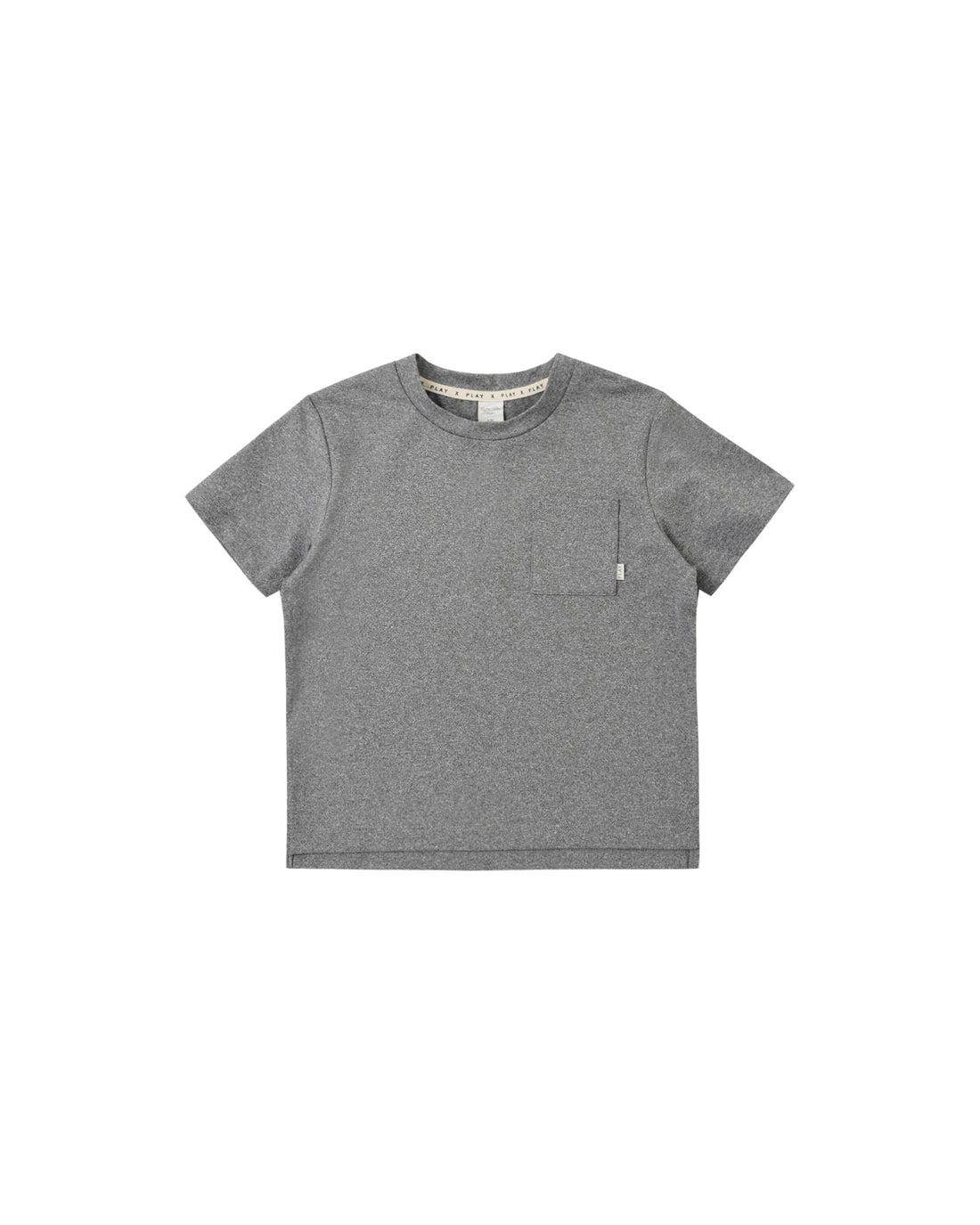 Rylee + Cru Play X Play Cove Essential Pocket Tee - Dark Heathered Grey