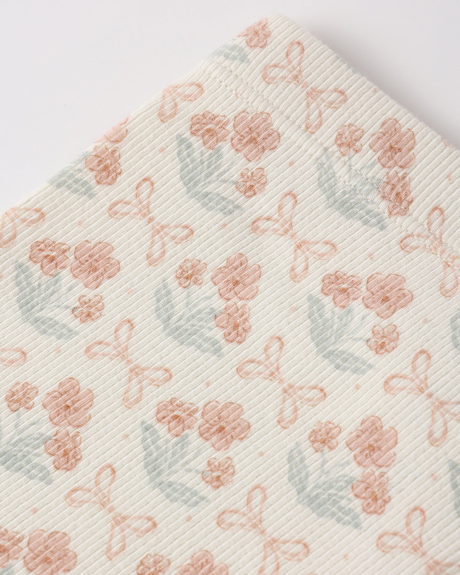 Rylee + Cru Play X Play Ribbed Legging Set - Blossom, Heathered Seafoam