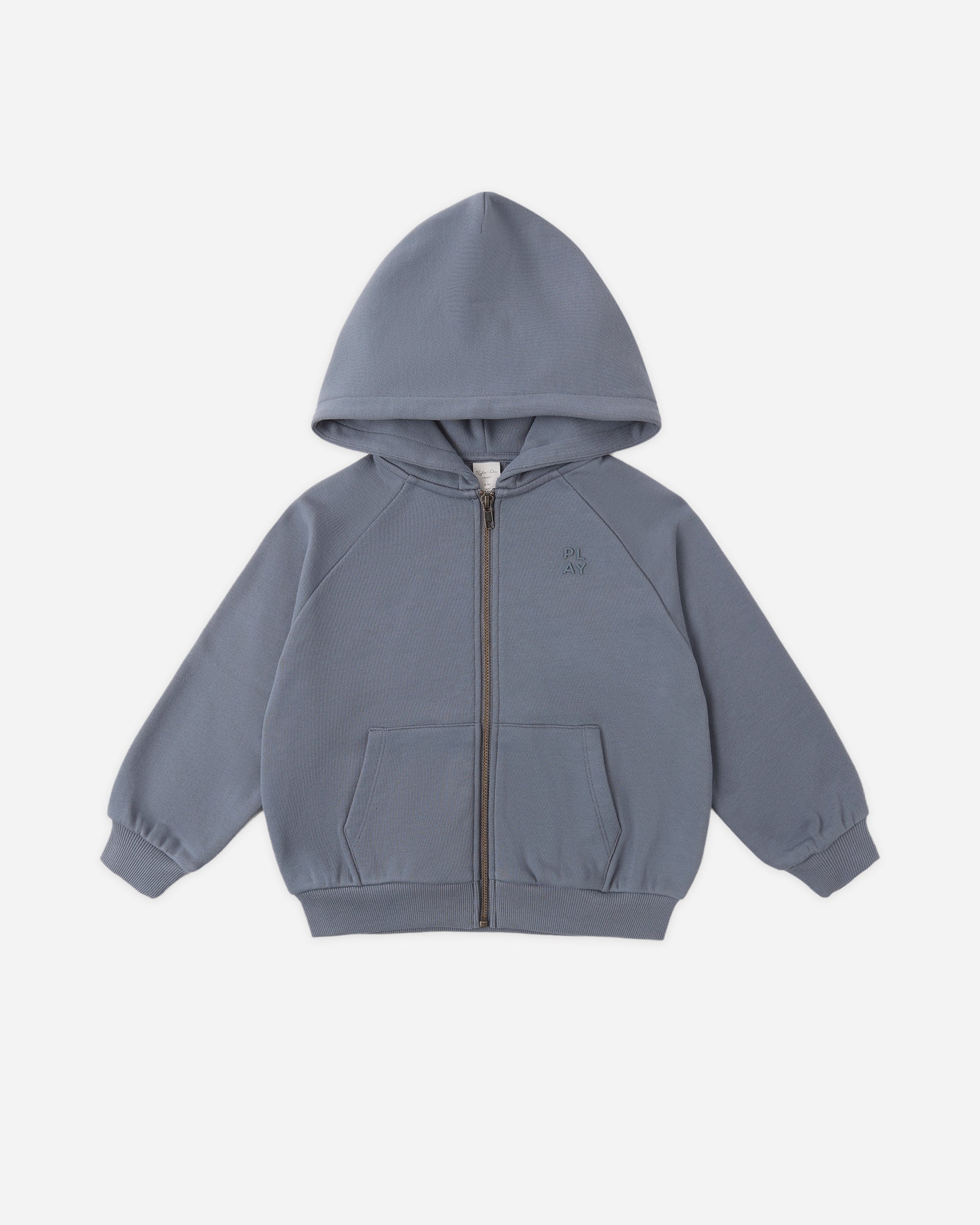 Rylee + Cru Play X Play Zip Raglan Hoodie - Marine