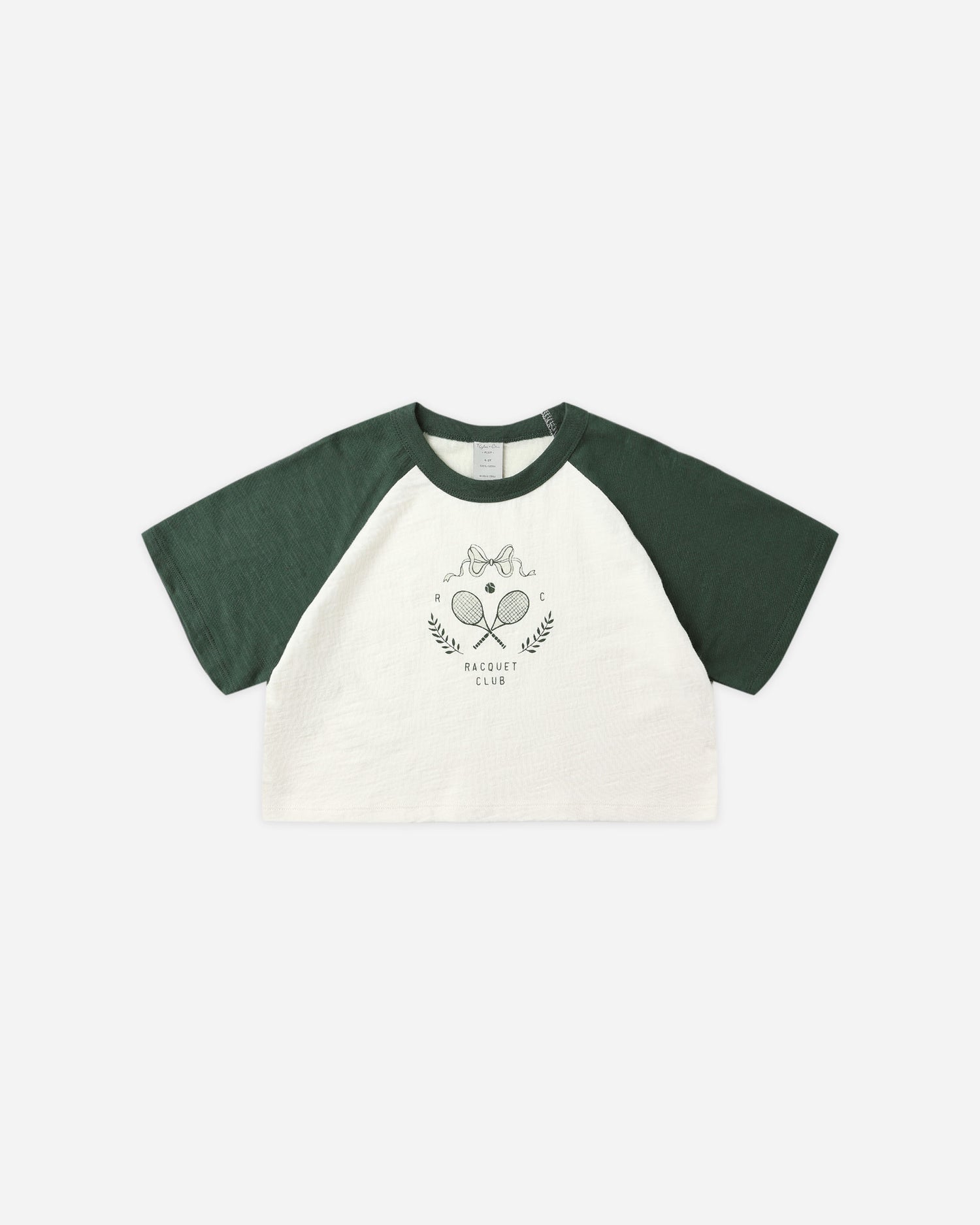 Rylee + Cru Play X Play Raglan Crop Tee - Racquet Club