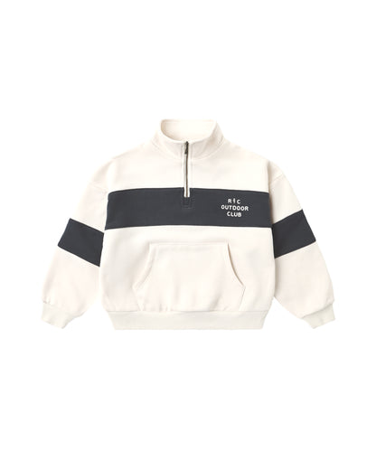 Rylee + Cru Play X Play Panel Stripe Half Zip - Outdoor Club