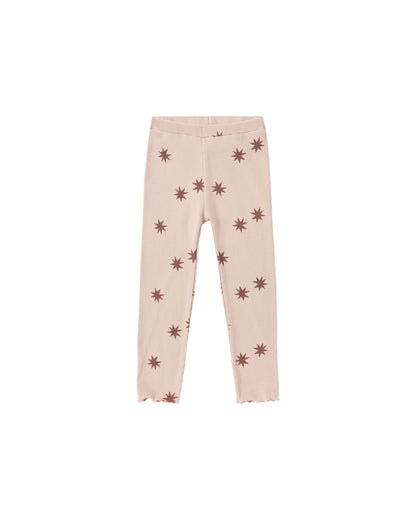 Rylee + Cru Play X Play Coast Ribbed Legging - Clay Stars