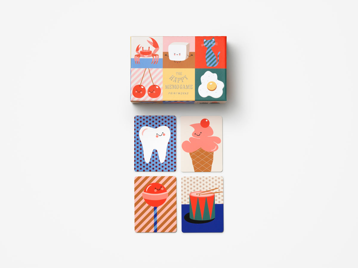 Printworks Memo Game - The Happy Memo Game