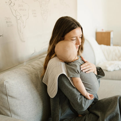 Little Unicorn Cotton Muslin Burp Cloth 2 Pack - Porpoise