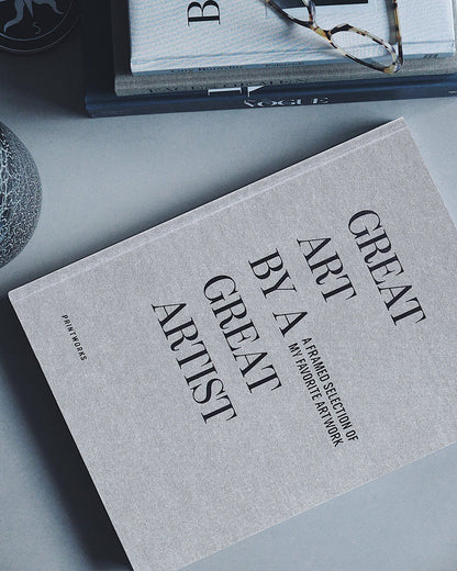 Printworks Frame Book Great Art - Grey