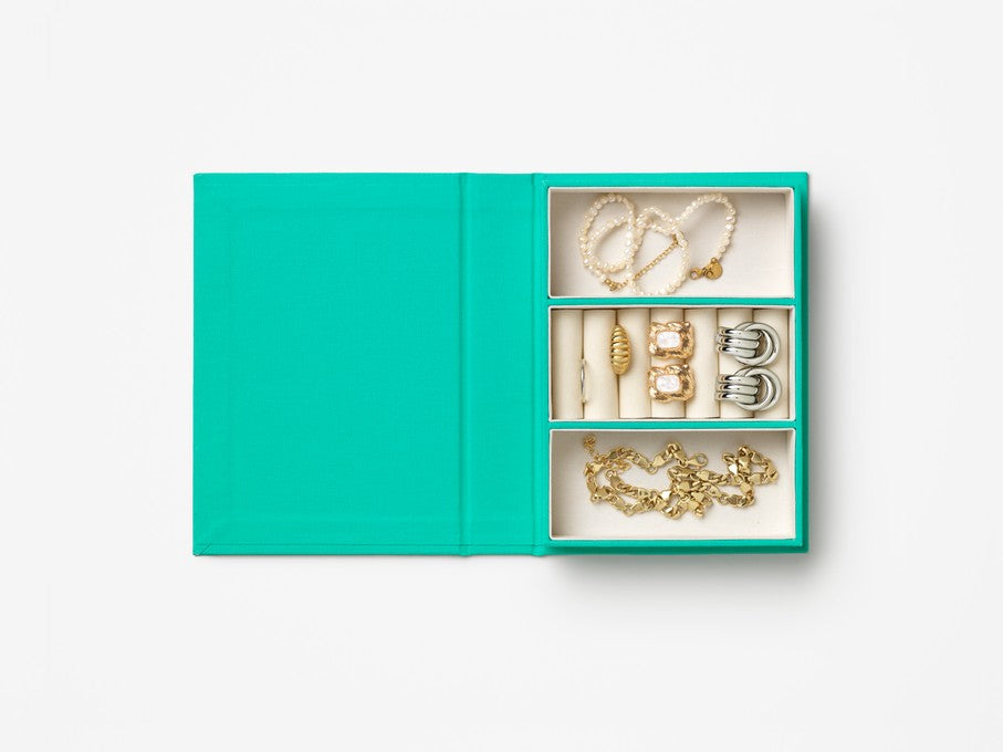 Printworks Jewelry Box - A Girls Best Friend Turquoise, Small