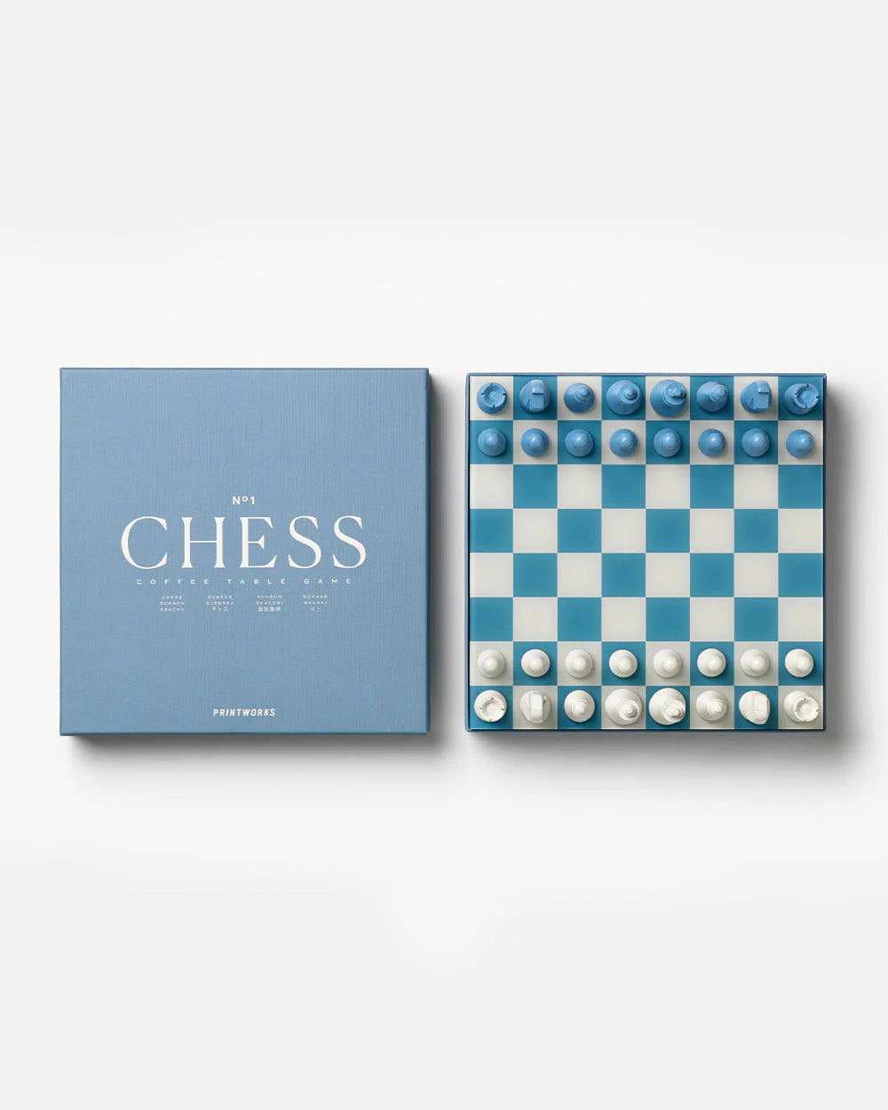 Printworks Classic Chess - Dusty Blue