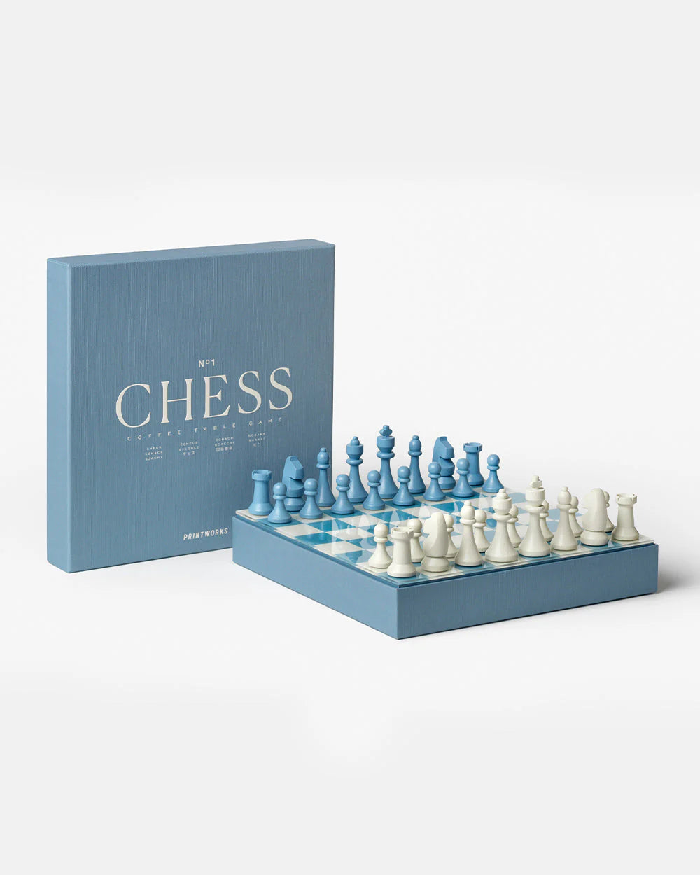 Printworks Classic Chess - Dusty Blue