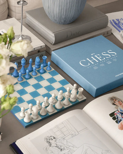 Printworks Classic Chess - Dusty Blue