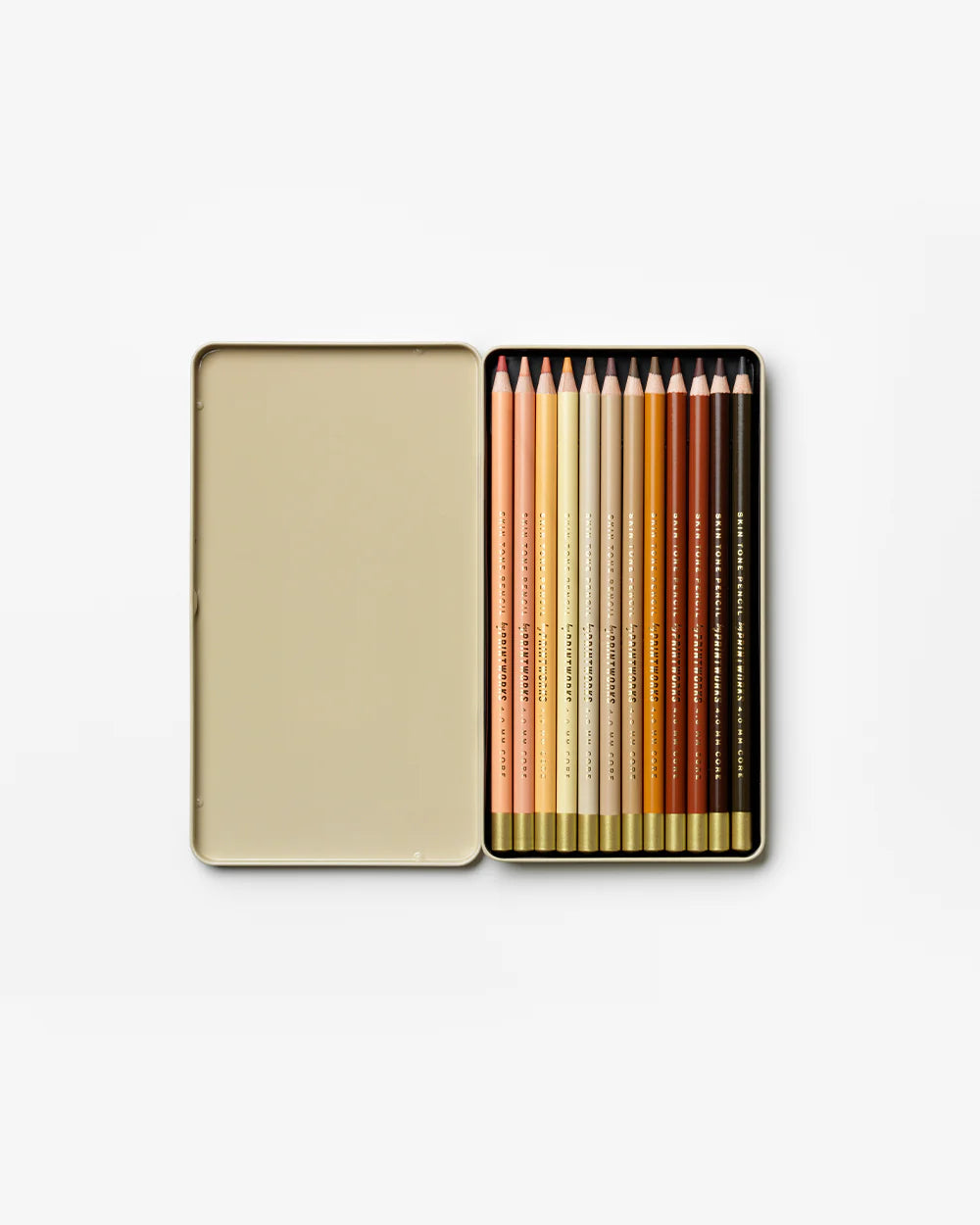 Printworks 12 Pack Colour Pencils - Skin Tone