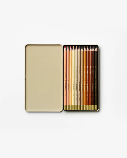 Printworks 12 Pack Colour Pencils - Skin Tone