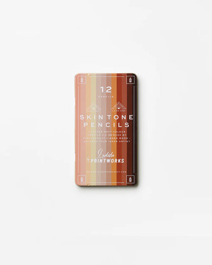 Printworks 12 Pack Colour Pencils - Skin Tone