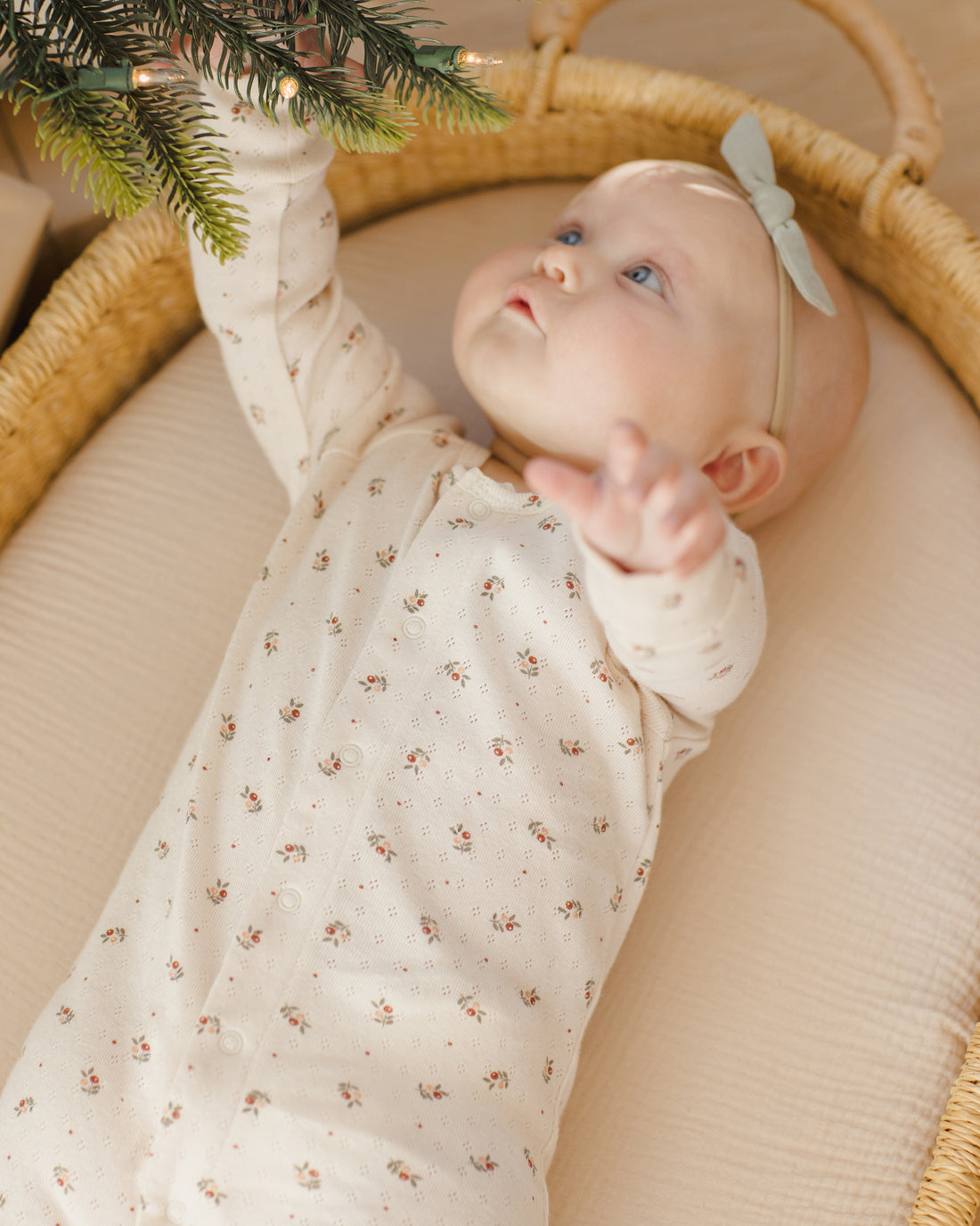 Quincy Mae Pointelle Long John - Holly Berry