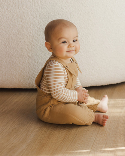 Quincy Mae Baby Overall - Golden