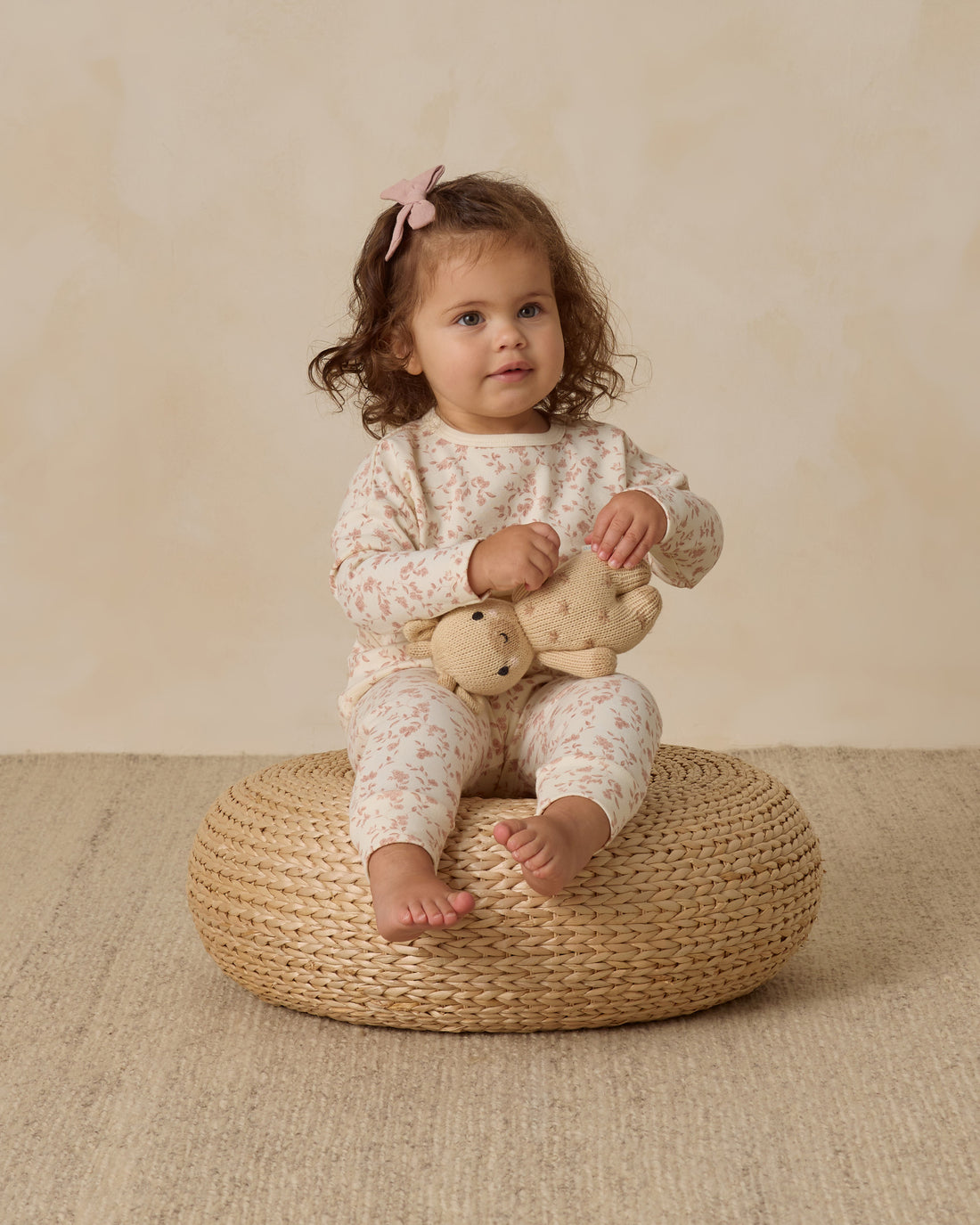 Quincy Mae Drawstring Pant - French Garden