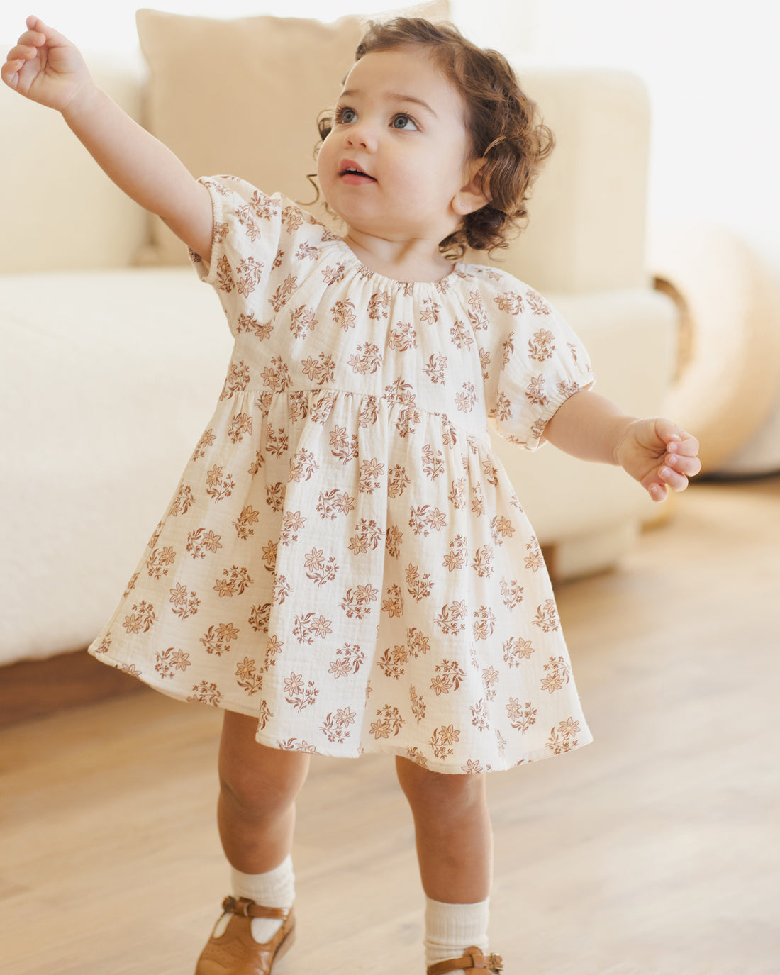 Quincy Mae Bella Dress - Daylily