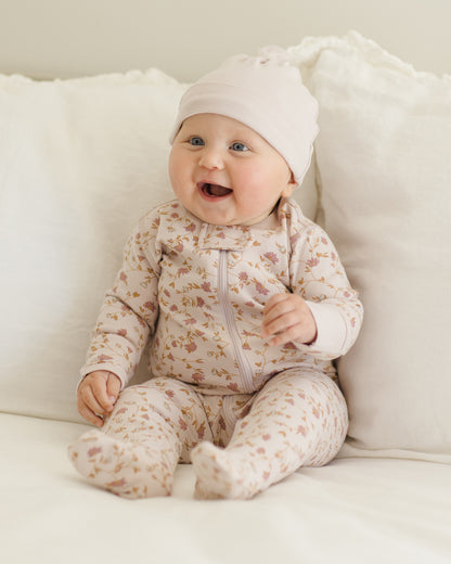 Quincy Mae Zip Long Sleeve Sleeper Footie - Garden