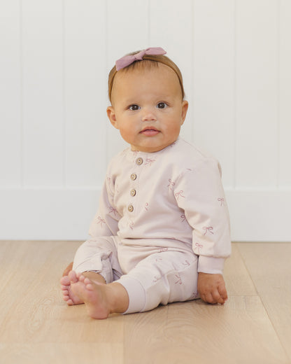 Quincy Mae Little Knot Headband - Mulberry