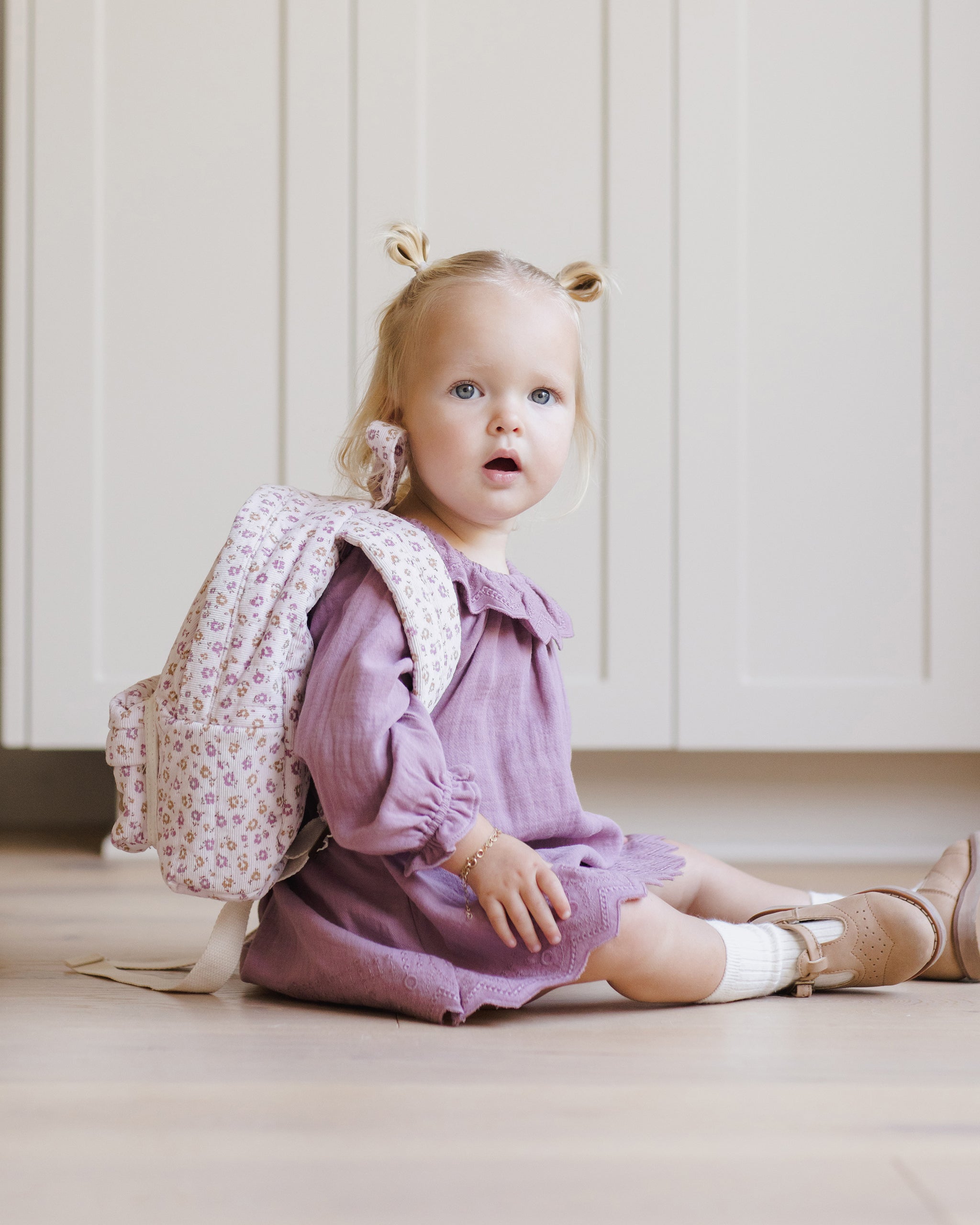 Quincy Mae Long Sleeve Isla Dress - Mulberry