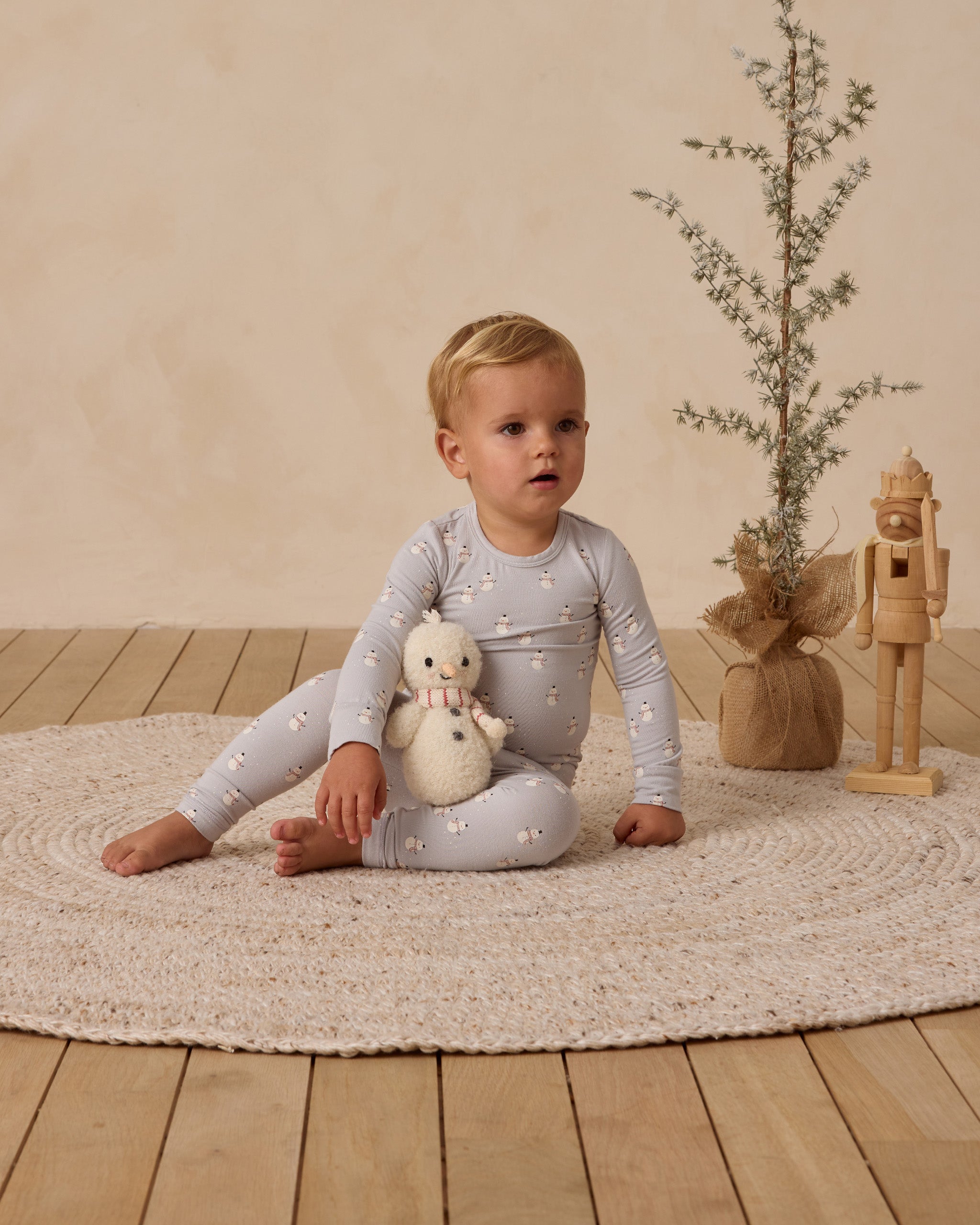 Quincy Mae Bamboo Pajama Set - Snowmen