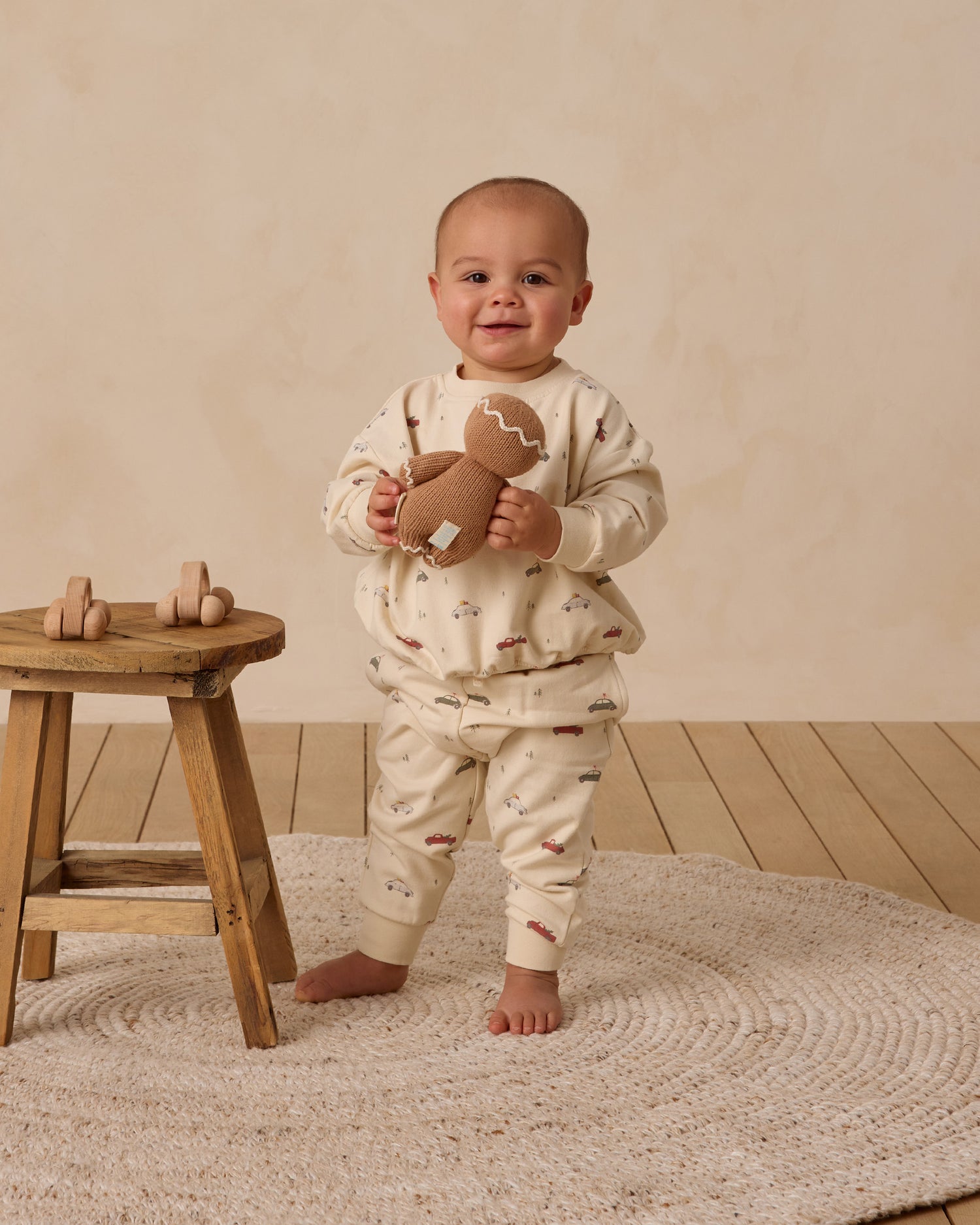 Quincy Mae Relaxed Fleece Sweatshirt - Cars